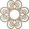 Ekena Millwork Cohen Wood Fretwork Pierced Ceiling Medallion, Birch, 28"OD x 9 5/8"ID x 3/8"T CMWP28X28X0375COBI - alternate 3